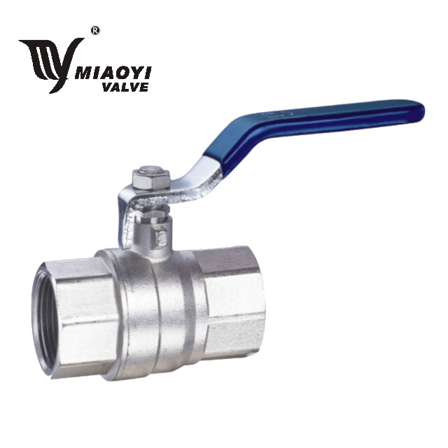 Miaoyi High Work Temperature Safety Valve Brass Water Female Brass Ball Valves