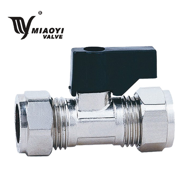 brass isolation valve mini pex connect washing machine valve