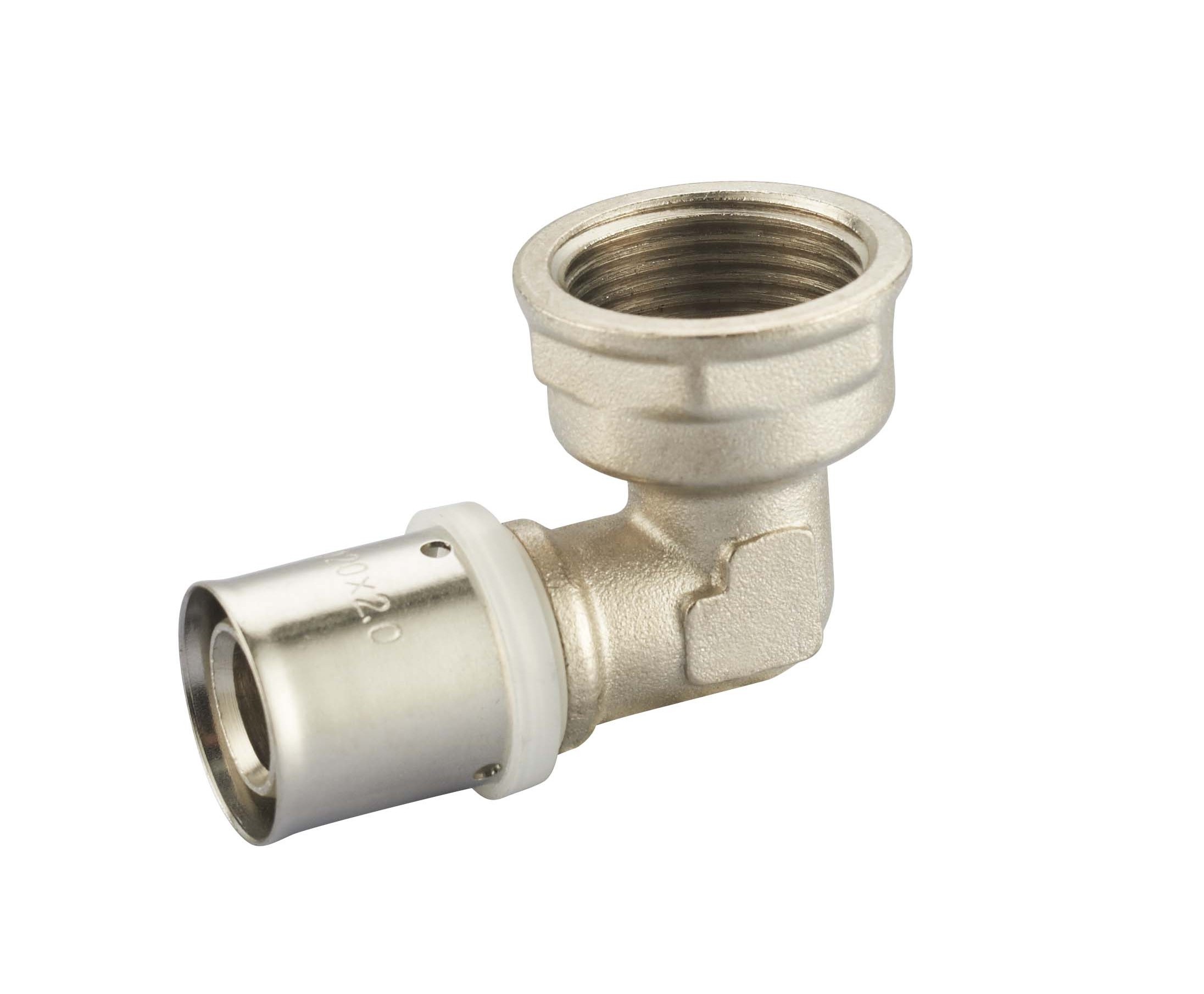 aluminum plastic pex pipe compression fitting stainless sleeve press brass fitting