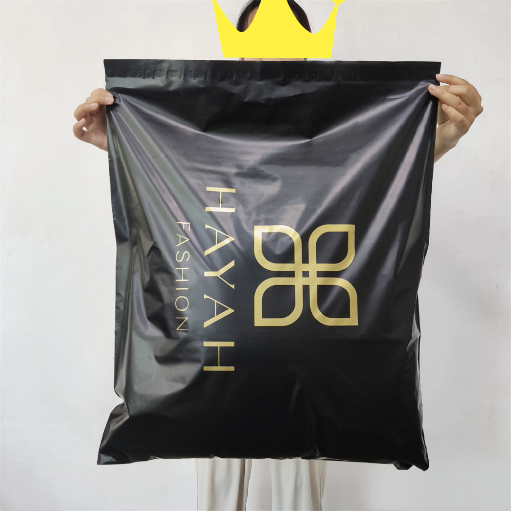 Super Large Mailing Packaging Courier Bags For Hoodies Custom Shipping Bag Mailers Polymer Big Black Plastic Parcel Bag