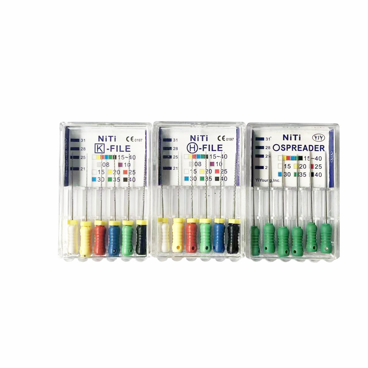 Factory direct Endodontic Products  NiTi files K-Files ,H Files, R-Files #15-40