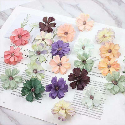 Latest Design Eco Friendly Cherry blossom petals wedding flower wall corsage headdress decoration