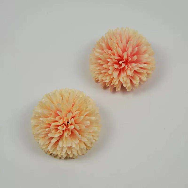 Wholesale Cheap Premium New Artificial Dandelion Flower Ball Chrysanthemum Wedding Silk Flower