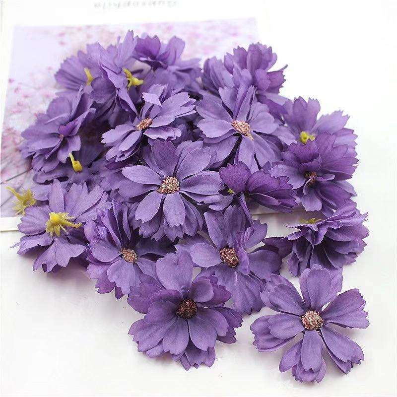 Latest Design Eco Friendly Cherry blossom petals wedding flower wall corsage headdress decoration