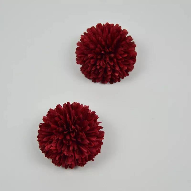 Wholesale Cheap Premium New Artificial Dandelion Flower Ball Chrysanthemum Wedding Silk Flower