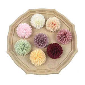 Wholesale Cheap Premium New Artificial Dandelion Flower Ball Chrysanthemum Wedding Silk Flower