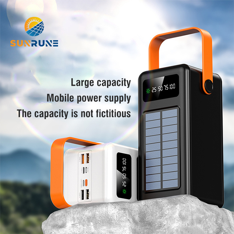 Waterproof large capacity solar power bank 10000mah solar cell phone charger power bank solar panel phone charger