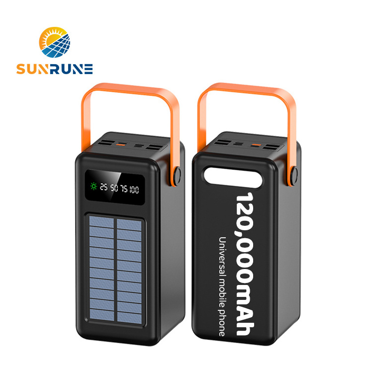 Waterproof large capacity solar power bank 10000mah solar cell phone charger power bank solar panel phone charger