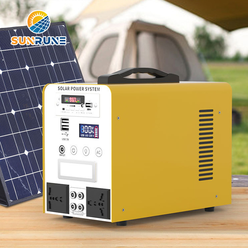 Generator Generators Portable Operated Charging Station Outlet Power Source Solar Powered Plug Outdoor Battery For Camping