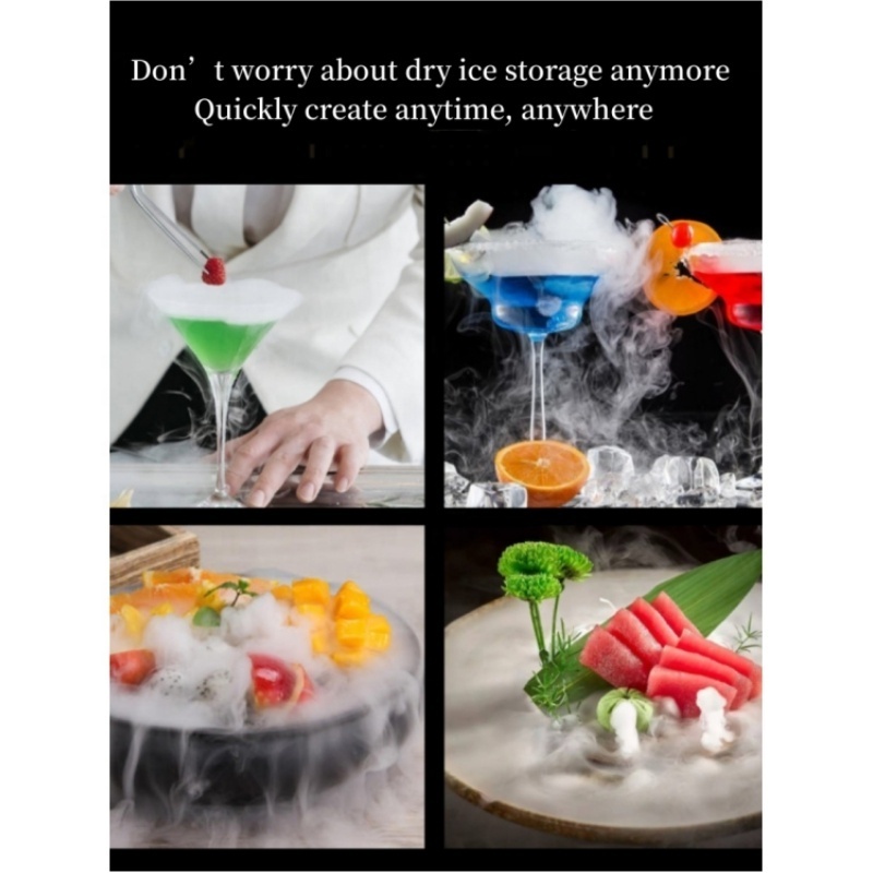 Small dry ice machine micro carbon dioxide dry ice machine  mixer cold chain dry ice making machine