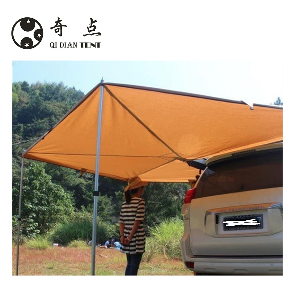 Traveling Family Camp Roof Top Tent Korea 270 degree Foxwing Awning