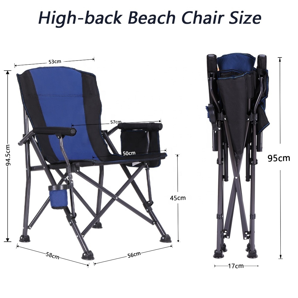 YILU Camp Heavy Duty Foldable Chair Outdoor Travel Beach Chair Fishing Camping Foldable Chair