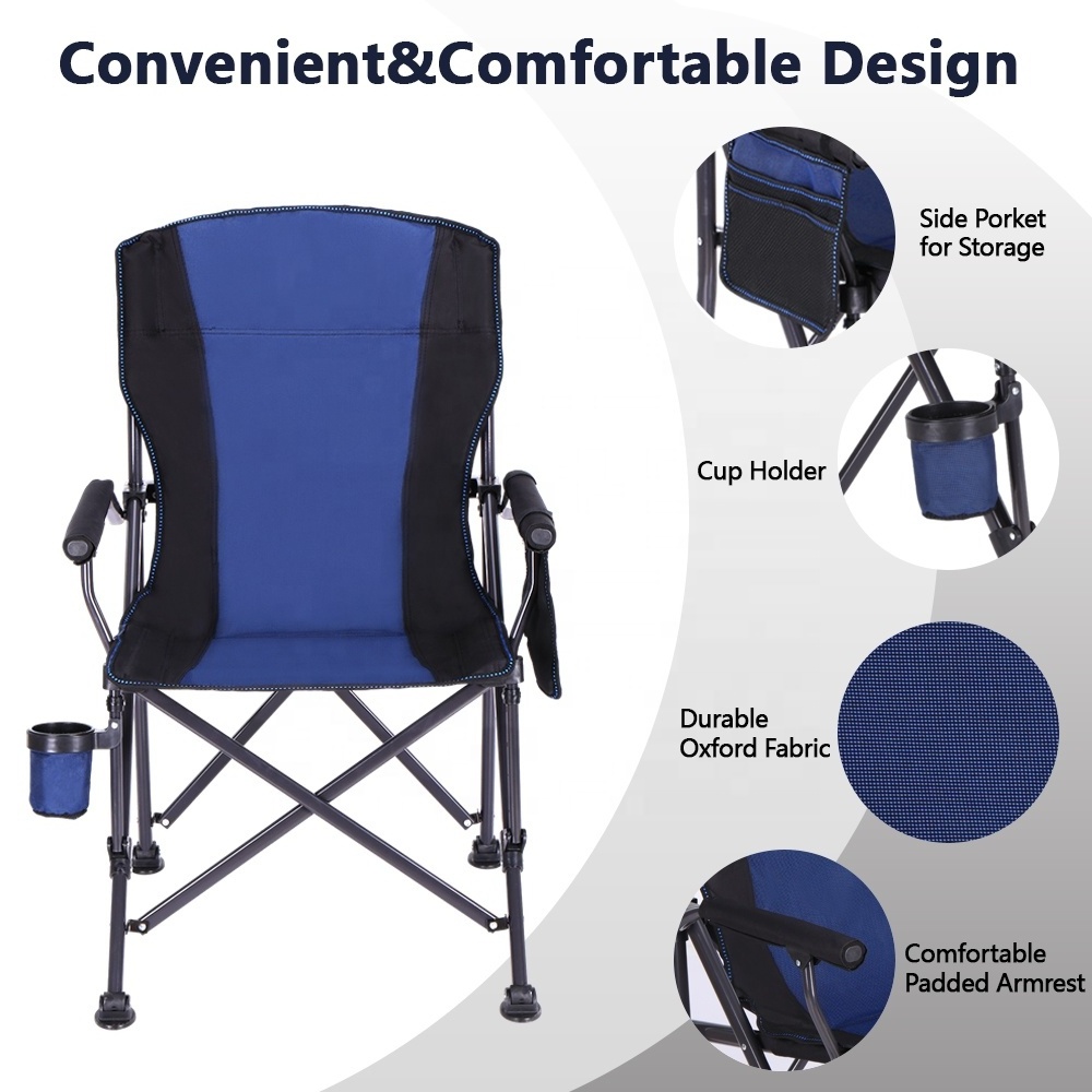 YILU Camp Heavy Duty Foldable Chair Outdoor Travel Beach Chair Fishing Camping Foldable Chair