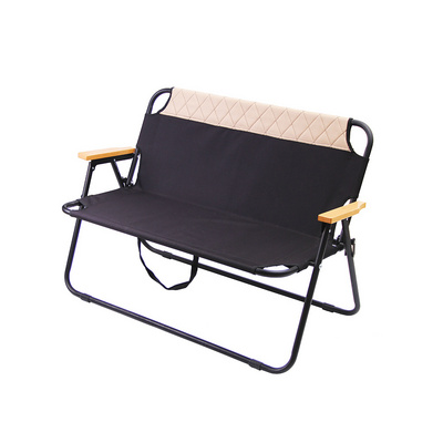 YILU Outdoor Indoor Folding Beach Comfortable Chair 2 Person Portable Loveseat Double Camping Chair