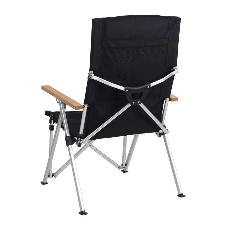 YILU Portable Camping Chair Adjustable Backrest Patio Chair Aluminum Picnic Chair