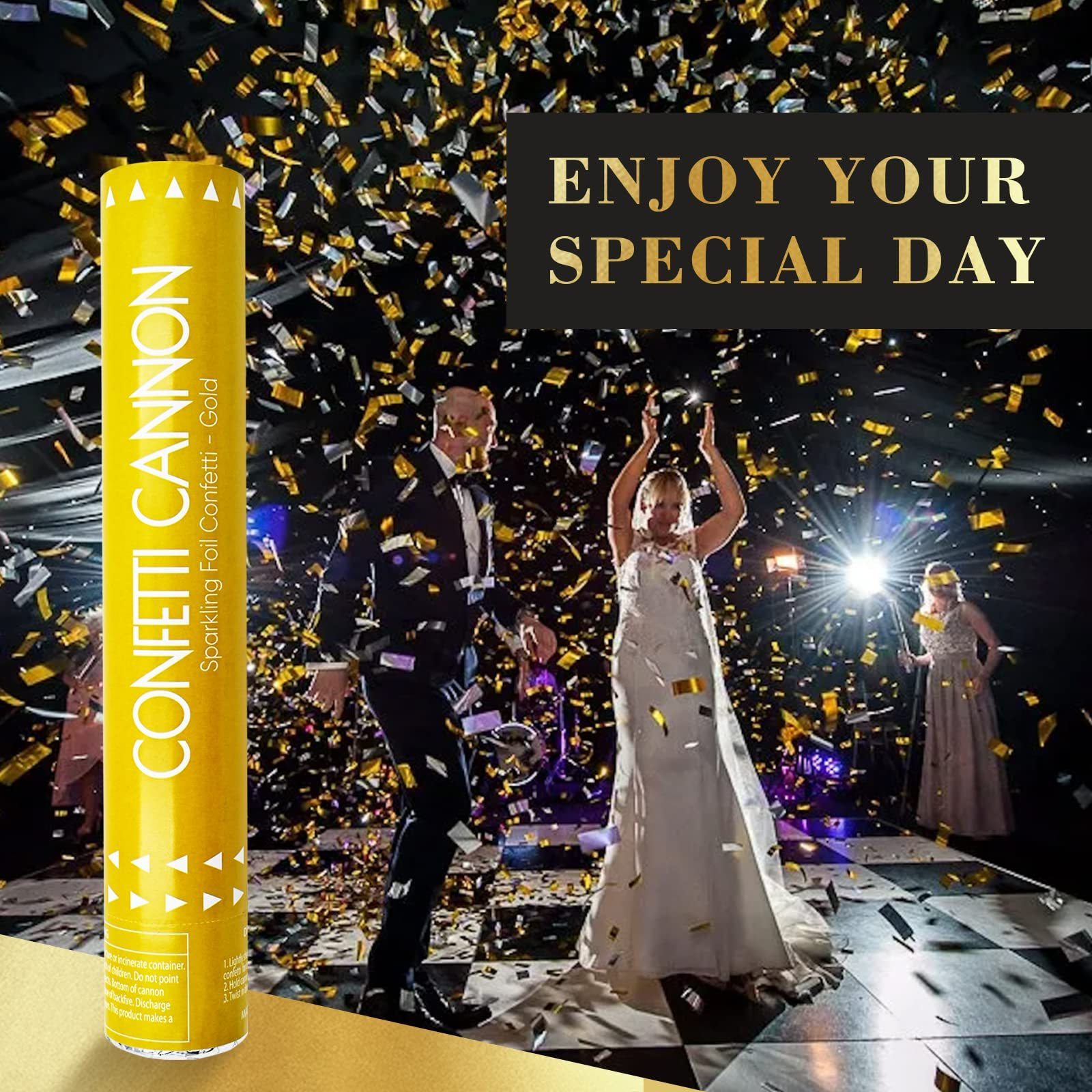 New Arrival Custom Confetti Cannon Wedding Birthday Celebration Party Popper