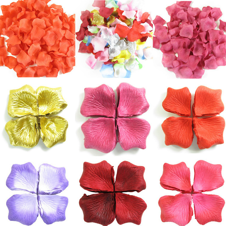 Low Price Simulation Rose Petal Wedding Birthday Confetti Cannon Atmosphere Props False Petal Popper