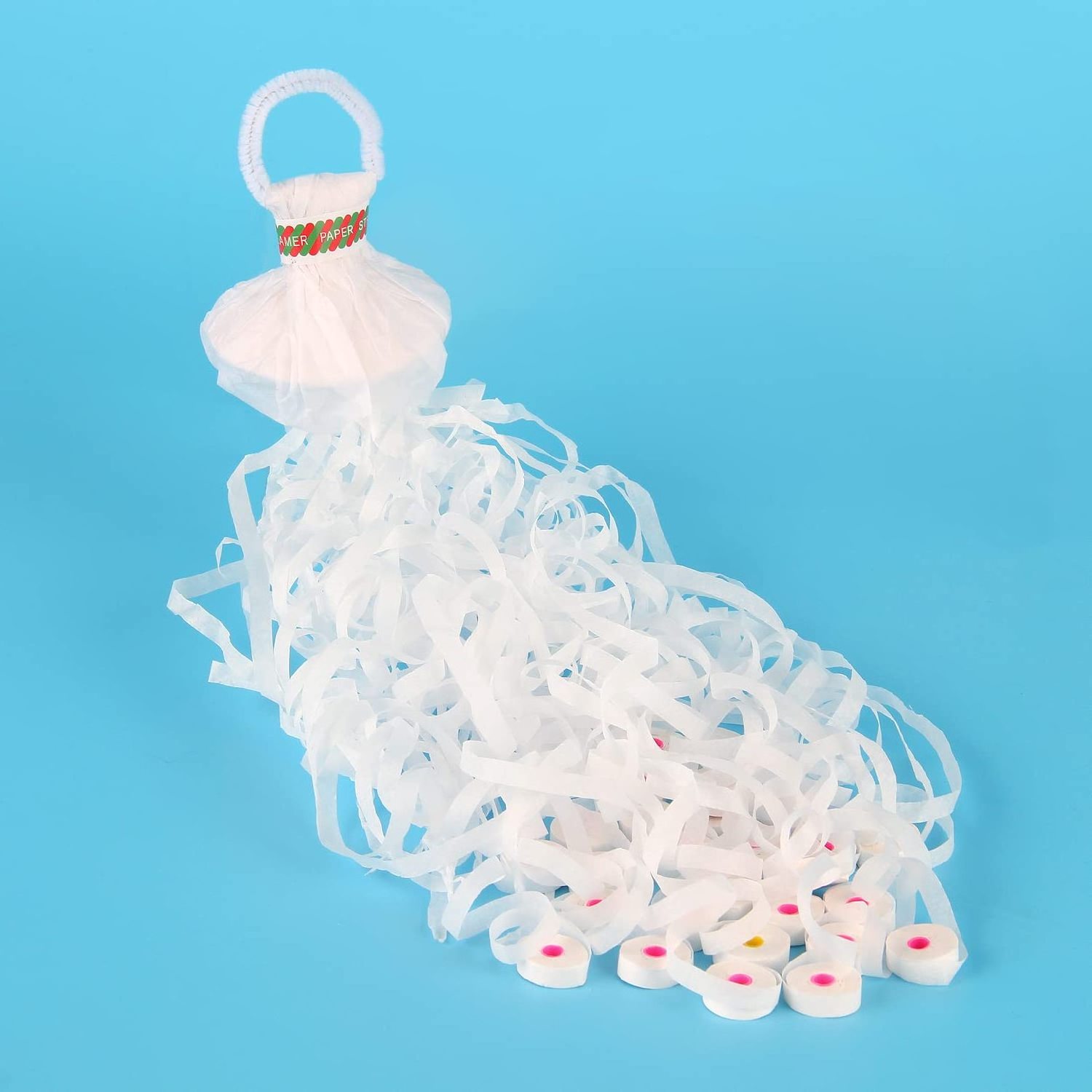 No Mess Dazzling Paper Throw Streamer Hand Toss Streamers Confetti Poppers For Wedding