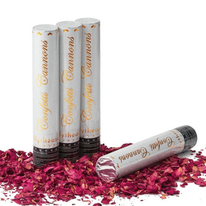 High-Quality Rose Petal Flowers Confetti Cannon Party Poppers Confetti For Wedding Party