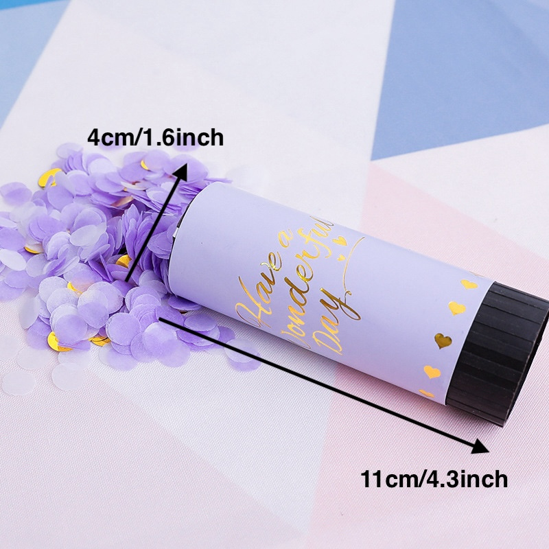 Wholesale Birthdays Weddings Foil Silver Gold Rose Gold Popper Party Decoration Confetti Cannon