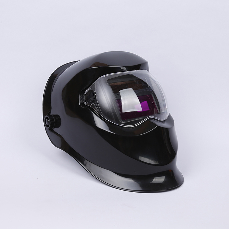 Cheap New Welded Glass Auto Darkening Glass Solar Inverter  Helmet