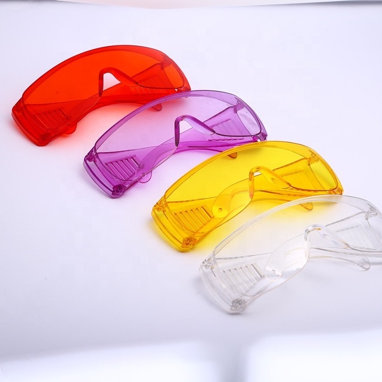 dental disposable laser welding anti-impact anti-fog anti-scratch clear eye protection work safety glasses