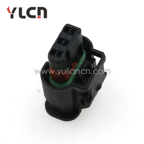 YLCN waterproof female electrical connector 3pin delphi pa66 connector with loose terminals 872-858-541 3C0 973 203