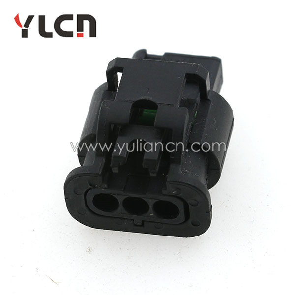 YLCN waterproof female electrical connector 3pin delphi pa66 connector with loose terminals 872-858-541 3C0 973 203