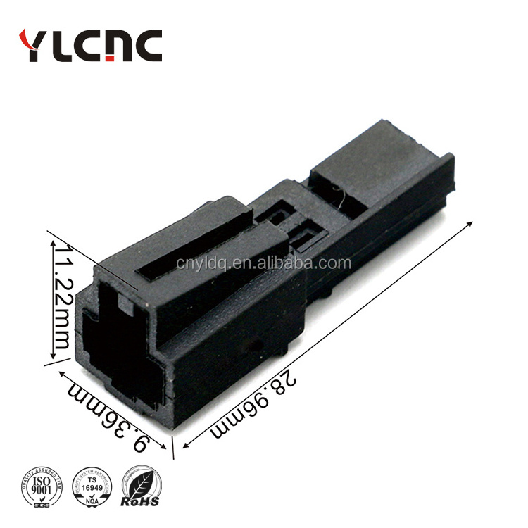 YLCN Pbt Gf20 Waterproof Power 2 Pin Auto Cable Male Connector With Stock 1534155-1 For /AMP