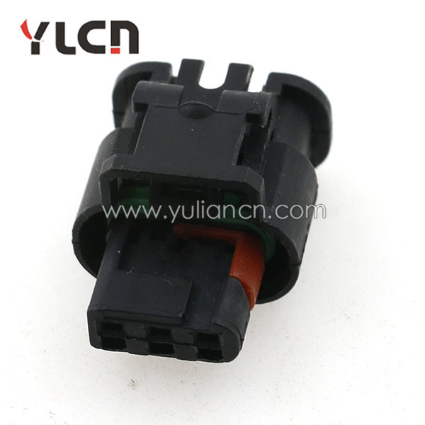 YLCN waterproof female electrical connector 3pin delphi pa66 connector with loose terminals 872-858-541 3C0 973 203