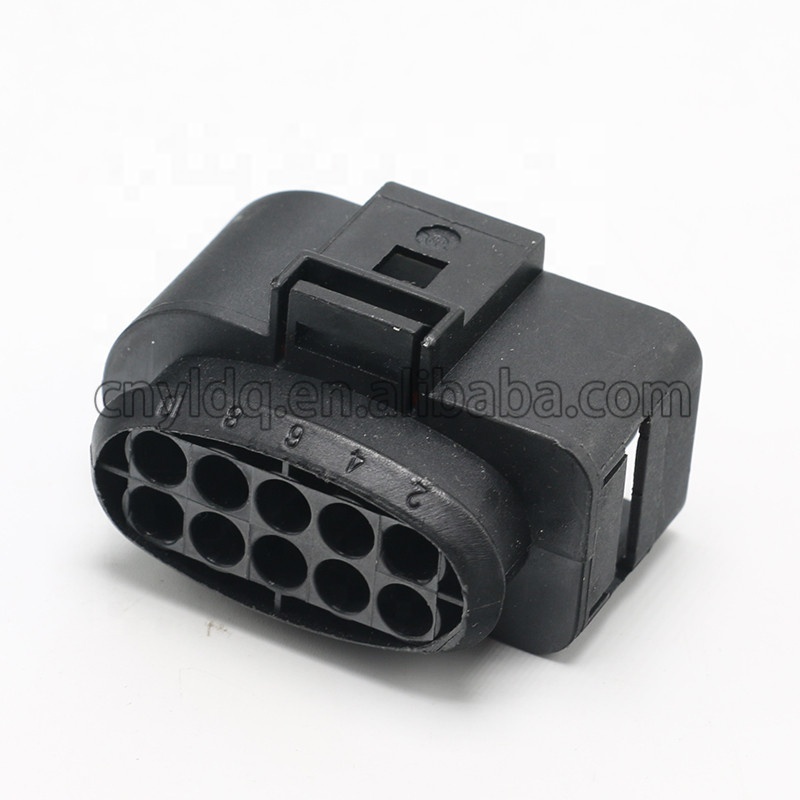 10 pin VW Audi female  waterproof cable electrical connector for FEP 42034600 VW 1J0973735 headlight socket