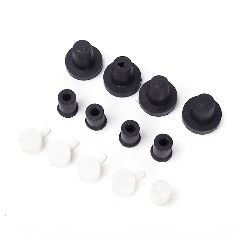 factory Customized black rubber hole plugs/rubber stopper/compressor used rubber hole plug solid rubber plug