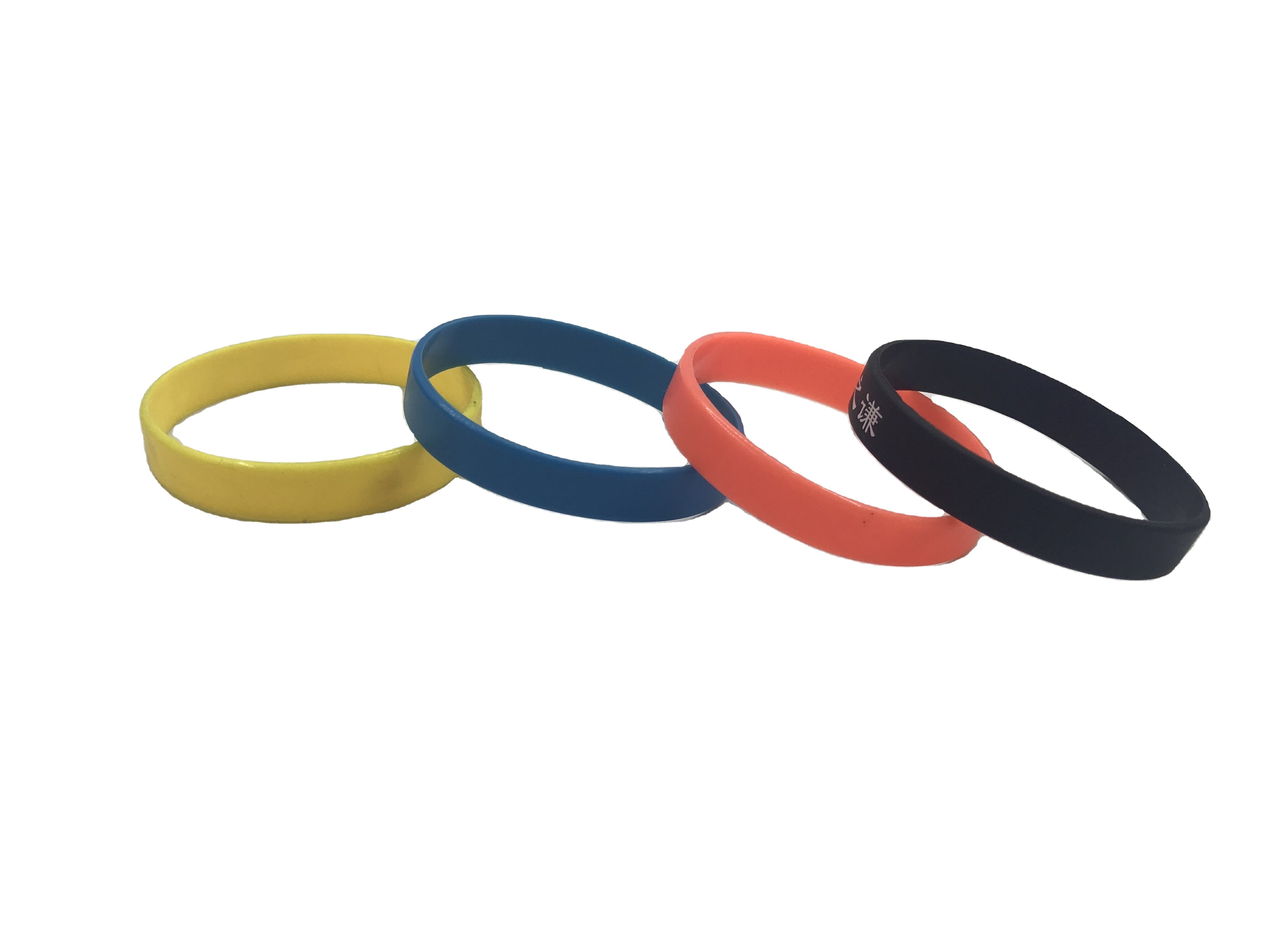 Colored cheap custom rubber silicone band