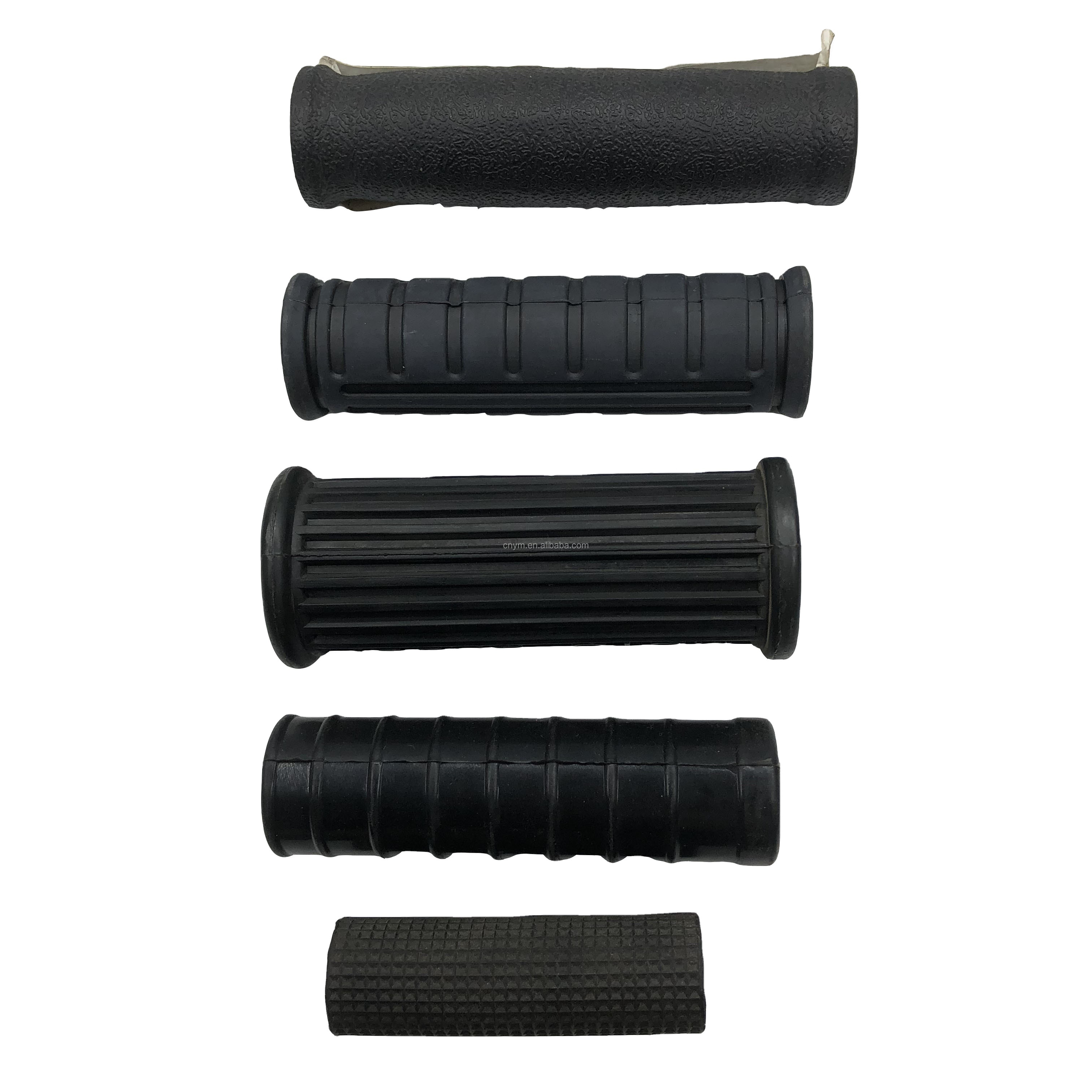 Customized molded silicon nbr rubber handle grip/OEM design silicone rubber handle for fitness/rubber wheelbarrow handle