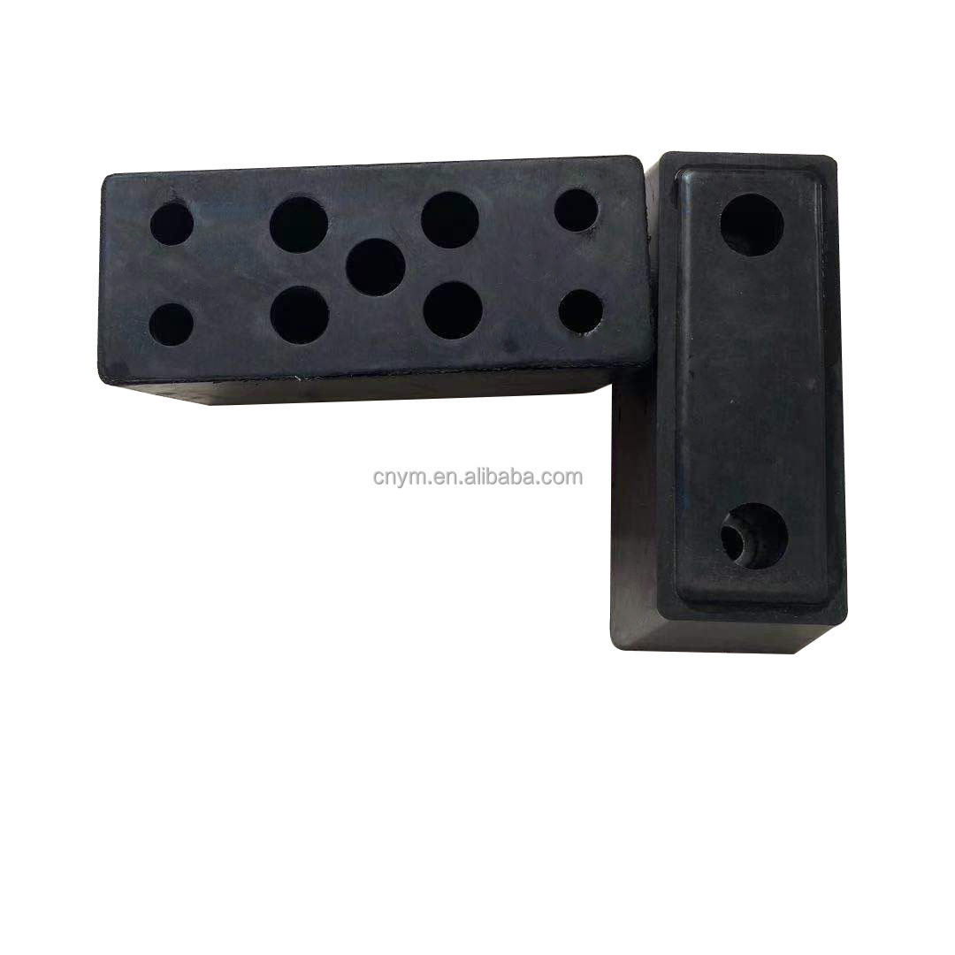 Cheap price customized shockproof hard rubber bumper solid rubber block