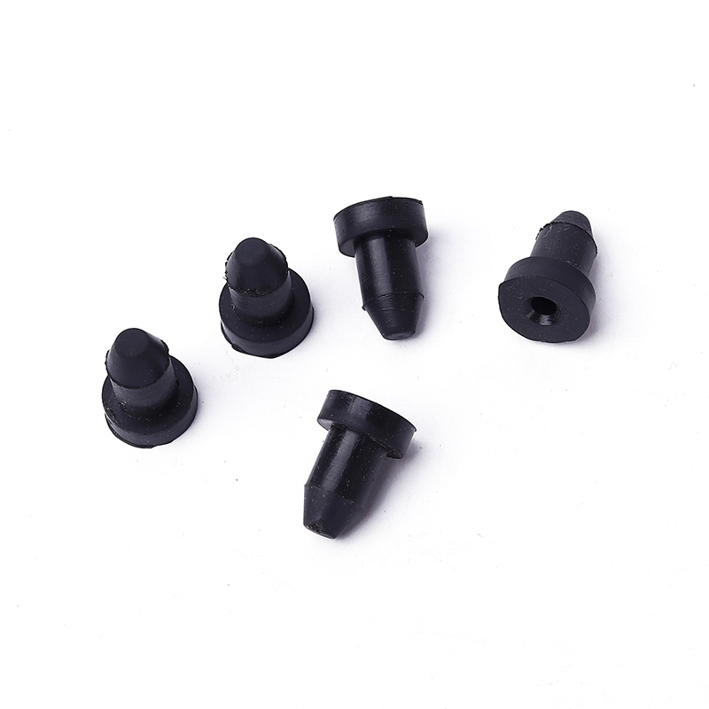 factory Customized black rubber hole plugs/rubber stopper/compressor used rubber hole plug solid rubber plug