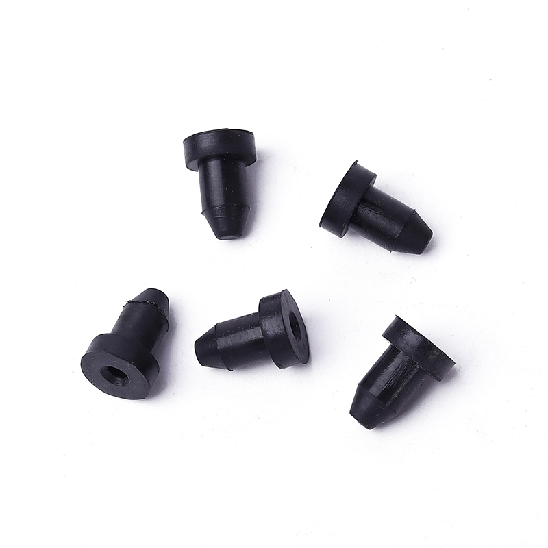 factory Customized black rubber hole plugs/rubber stopper/compressor used rubber hole plug solid rubber plug