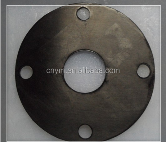 Rubber flange gasket for pipe fitting