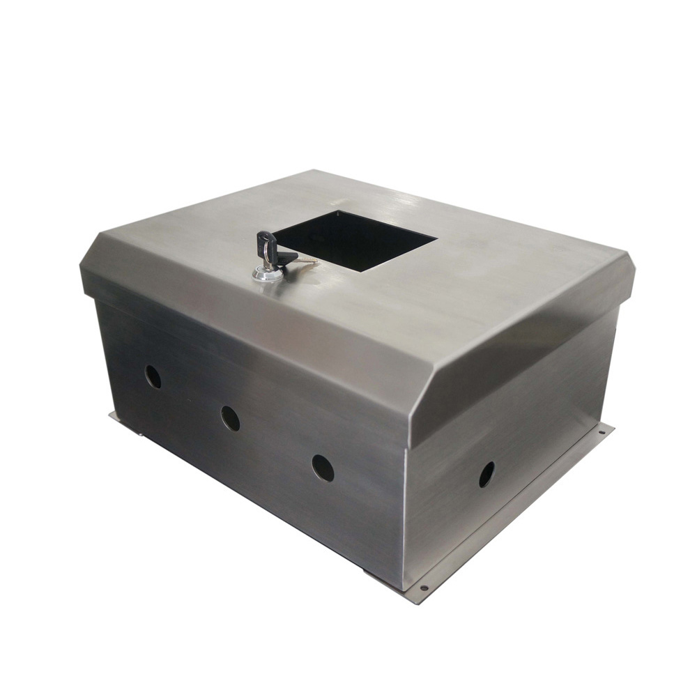 Outdoor waterproof sheet metal stainless steel aluminum electric enclosure meter junction metal box