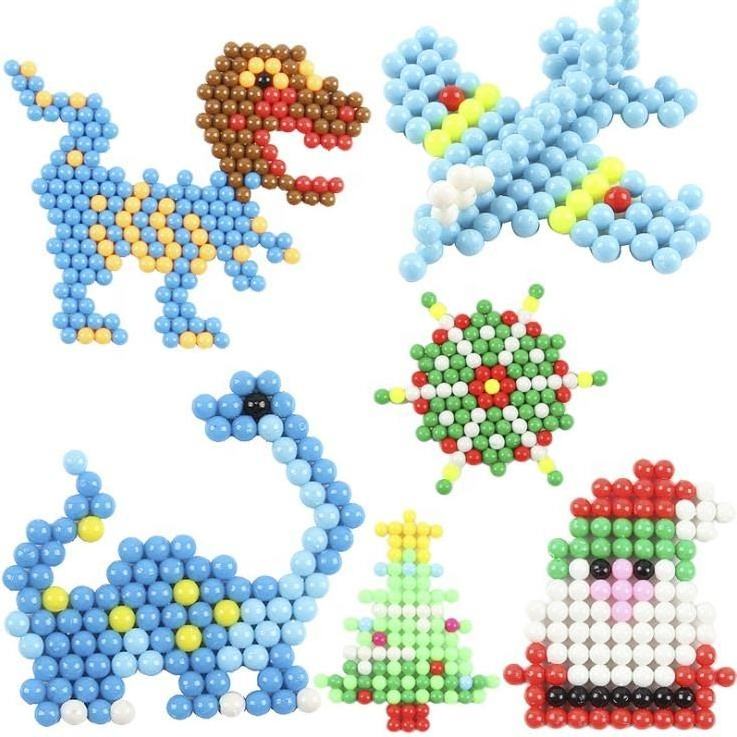 500Pcs/Set 30 Colors 5mm Water Fuse Beads Spray Perler Aqua Magic beads Educational perlen Puzzles Accessories for Children Toys