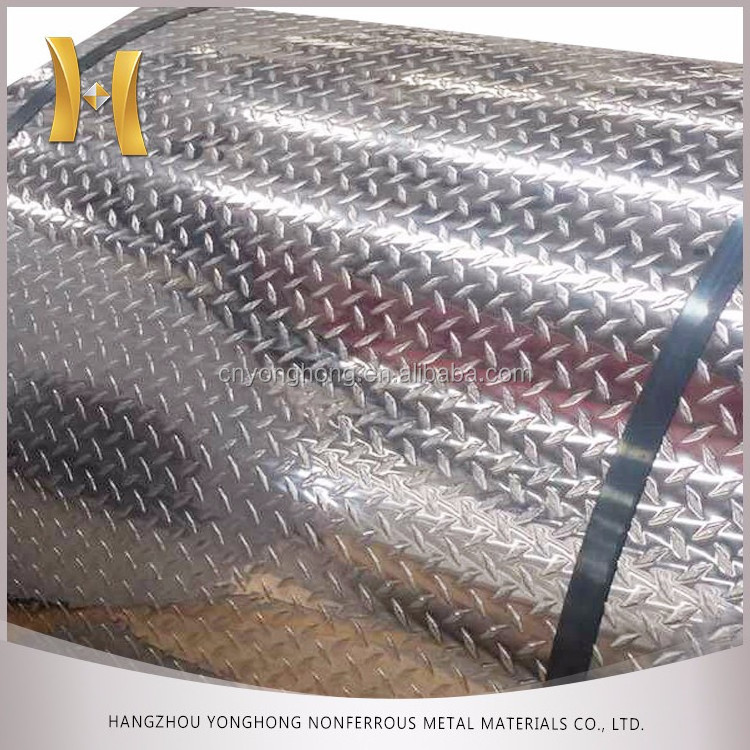 5052 bright aluminum checked plate sheets