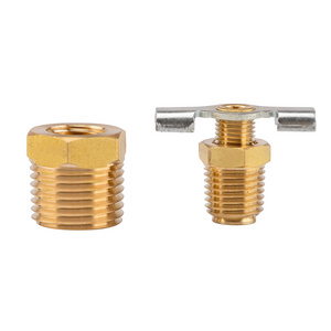 Durable Brass Construction RV Water Heater Drain Valve 1/2 Inch Camper Water Heater Tank Drain Plug Valve