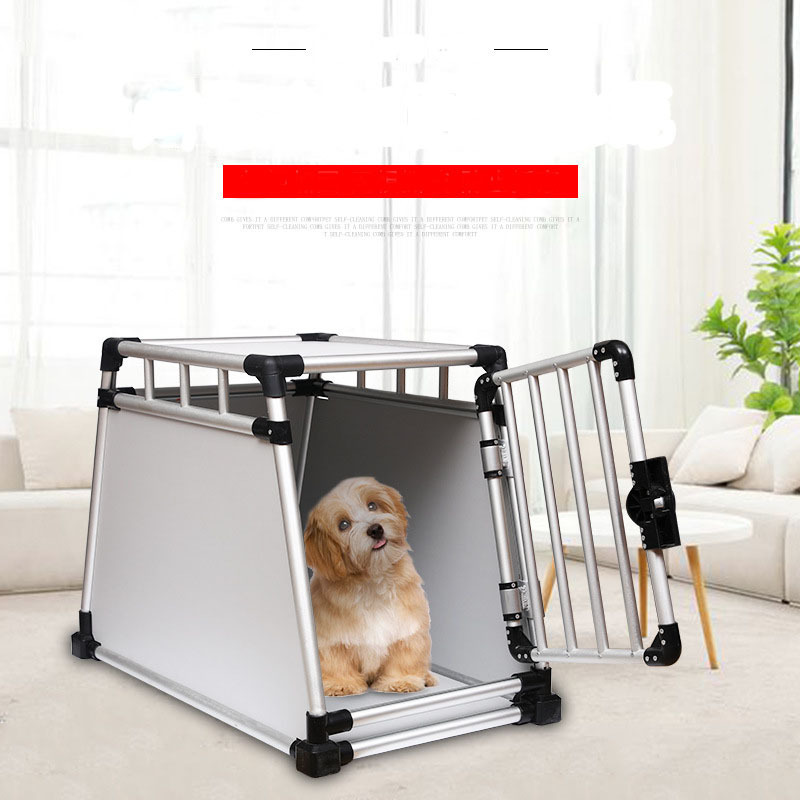 Car mounted pet cage thickened dog cage well ventilated and sturdy pet cage