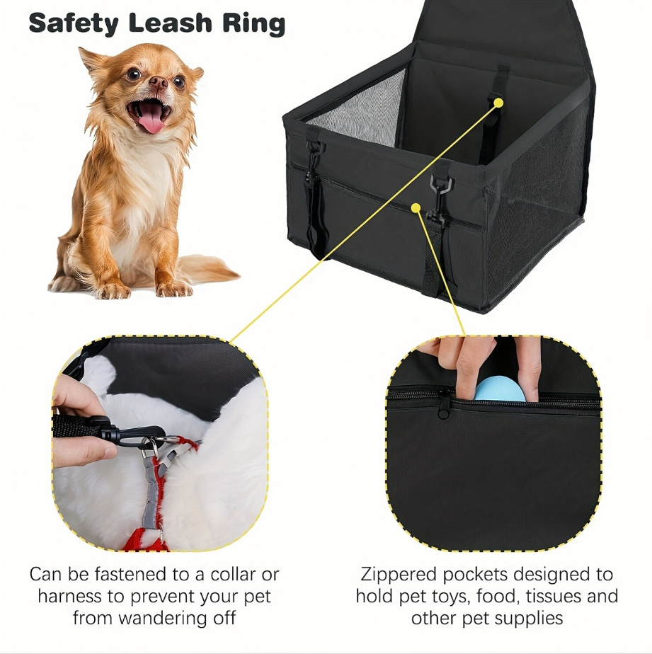 Hot Sale Waterproof and Stain Resistant Pet Travel Kit for Pet Seat Carrying Bag, Foldable Pet Car Mat