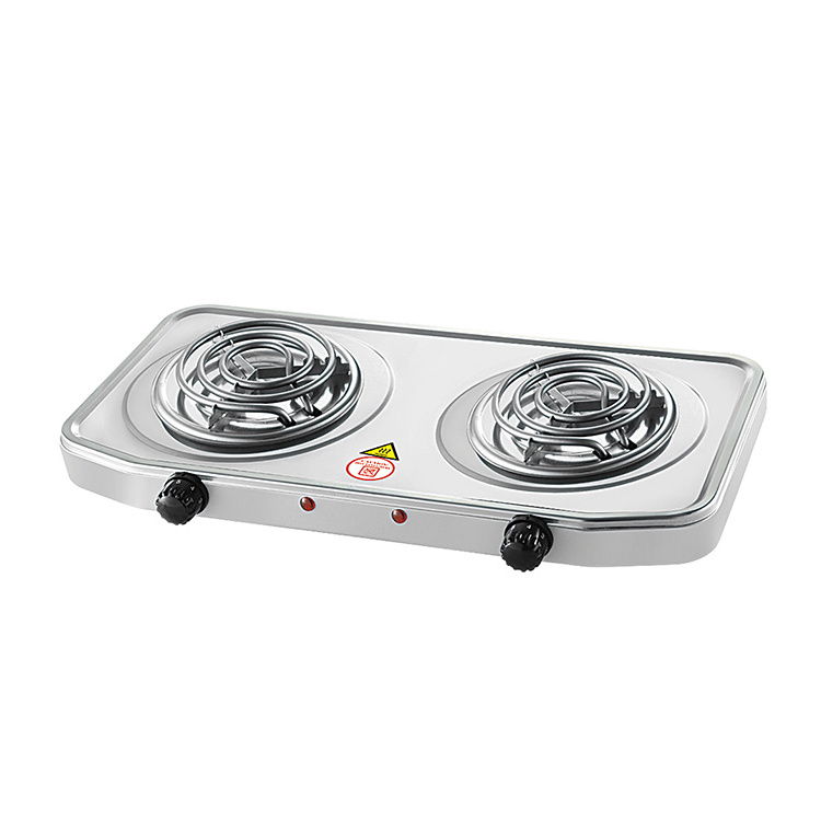 2000 Watt dc home appliance stainless steel cocina electric hot plate cooking range hot plate double water cooker CE CB