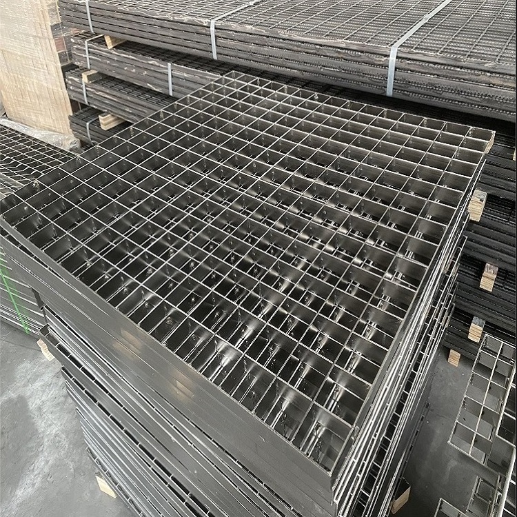 OEM Heavy Duty Driveway Floor Drainage Trench Cover Low Carbon SS400 S235JR Steel Grating