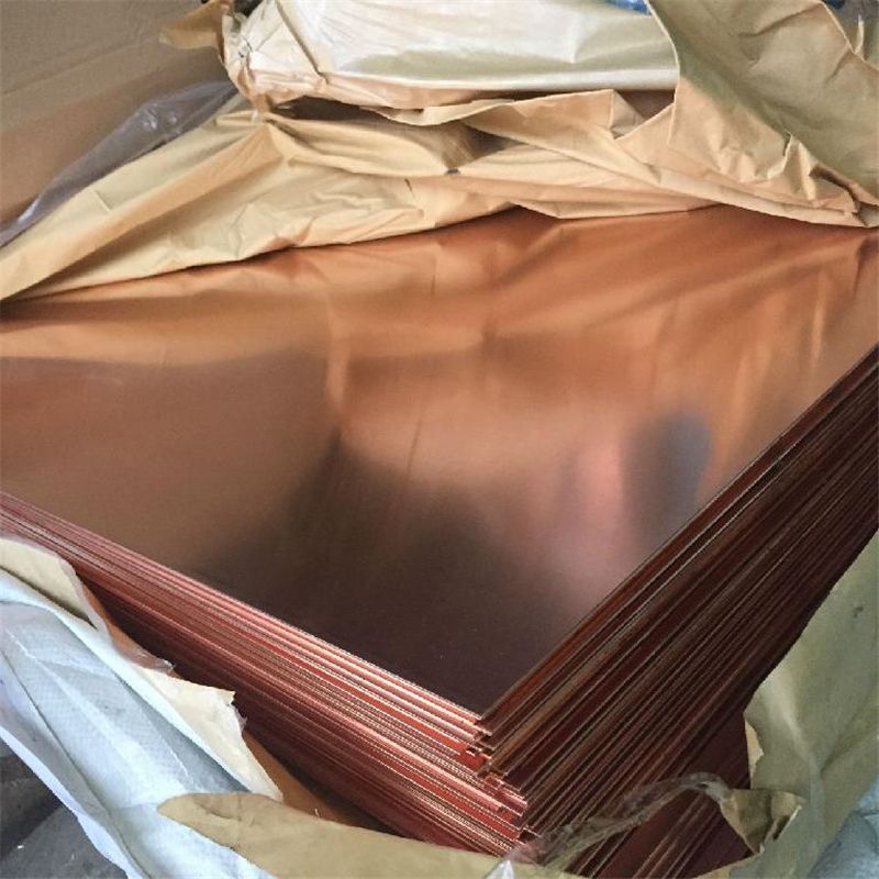 ASTM C10100 C10200 Oxygen Free Copper Plate Tu1 Tu2 C1020 Pure Copper Sheet Price