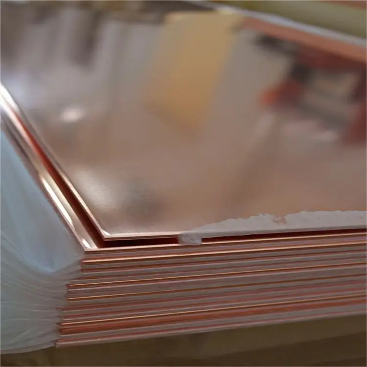 Stock High Purity 99.99% Electrolytic Copper Cathodes C10100 3mm Cooper Plate Sheet