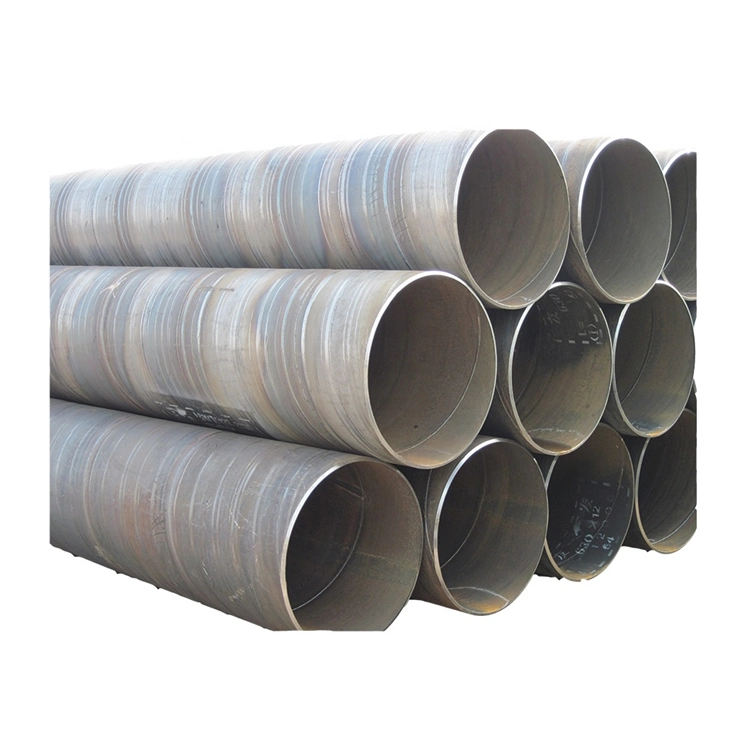 Q235 ASTM A53 SAW 609 mm Carbon Steel Pipe Helical Seam Spiral Welded Steel Pipe for Oil Gas Pipeline