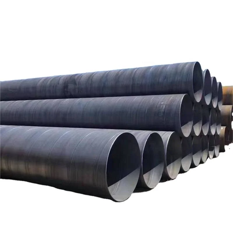 Q235 ASTM A53 SAW 609 mm Carbon Steel Pipe Helical Seam Spiral Welded Steel Pipe for Oil Gas Pipeline